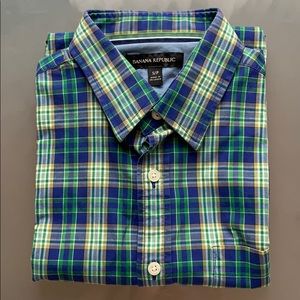 Banana Republic - Men’s short sleeved blue shirt